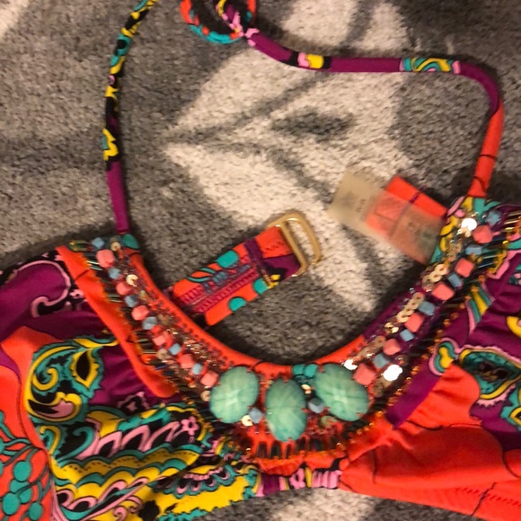 Victoria’s Secret beaded Bikini swim top - Picture 2 of 6